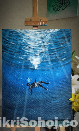 18*24 Big Size Acrylic Painting (for Home Decor). Contact